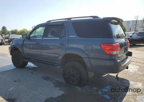 2005 Toyota Sequoia Limited z USA, uszkodzony, nr VIN 5TDBT48A85S248148